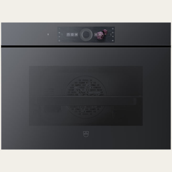V-ZUG Combair V6000 45P AutoDoor, Pyrolyse, Miroir Noir