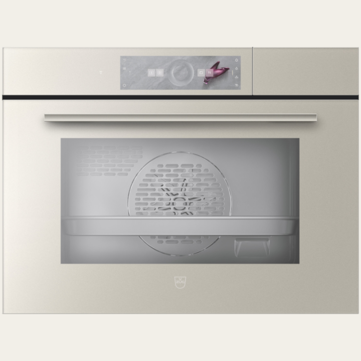 V-ZUG CombiSteamer V6000 45F, Raccord à l’eau courante, Miroir Pearl