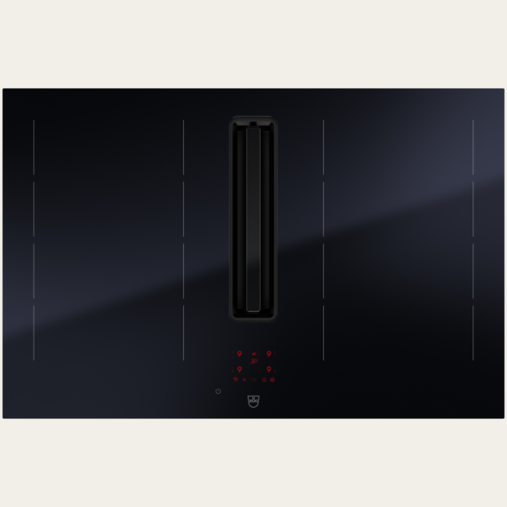 V-ZUG CombiCookTop V4000 i804, Norme largeur 80 cm, DualDesign, OptiGlass