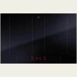 V-ZUG CookTop V4000 i804, Norme largeur 80 cm, DualDesign, OptiGlass