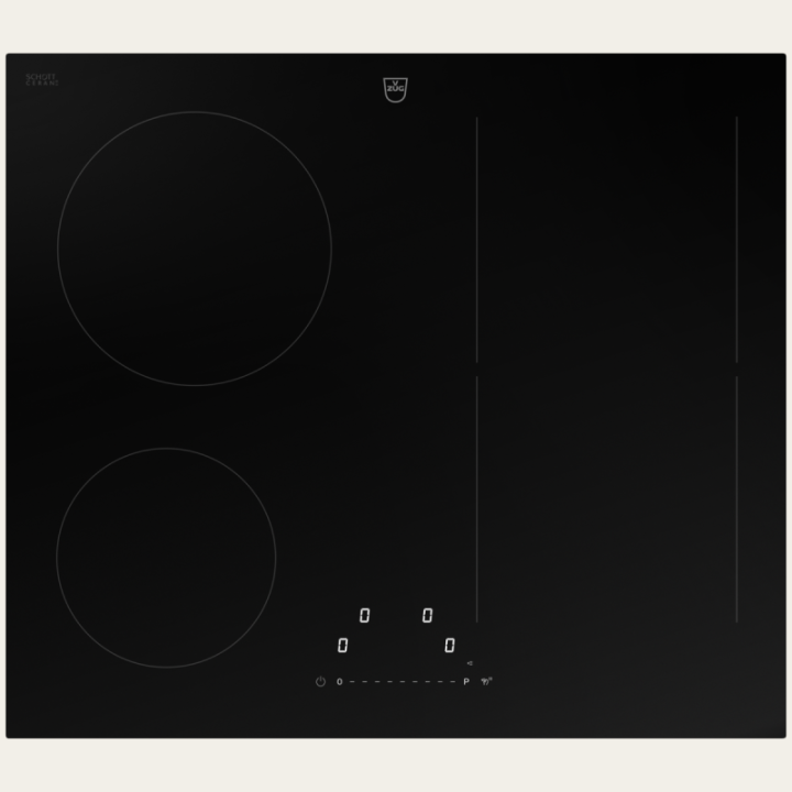 V-ZUG CookTop V2000 i604, Norme largeur 60 cm, DualDesign, BlackDesign