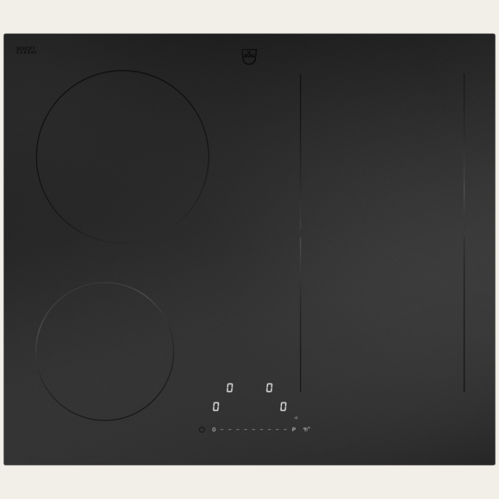 V-ZUG CookTop V2000 i604, Norme largeur 60 cm, DualDesign, BlackDesignMatte