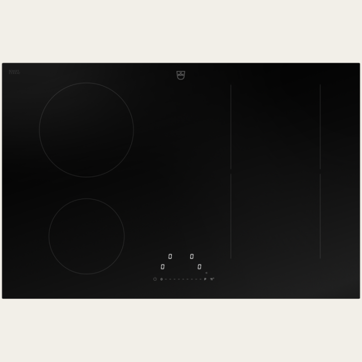 V-ZUG CookTop V2000 i804, Norme largeur 80 cm, DualDesign, BlackDesign