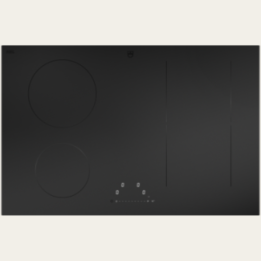 V-ZUG CookTop V2000 i804, Norme largeur 80 cm, DualDesign, BlackDesignMatte