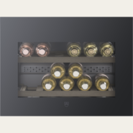 V-ZUG WineCooler V4000 45, Miroir Noir, TouchOpen sans poignée, ch  droite