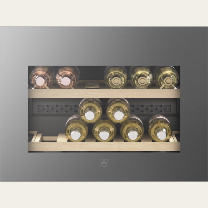 V-ZUG WineCooler V4000 45, Miroir Platinum, TouchOpen sans poignée, ch  droite