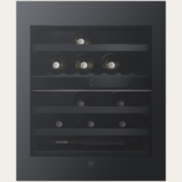 V-ZUG WineCooler V4000 8U, Miroir Noir, TouchOpen sans poignée, ch  droite