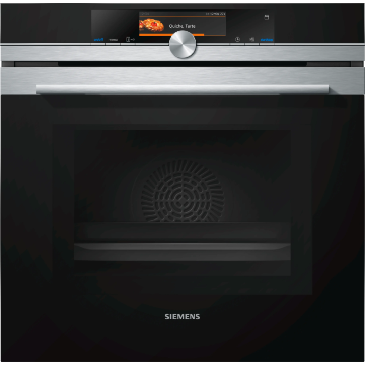 Siemens HN678G4S1F – Four combiné vapeur + micro-ondes pyrolyse avec sond