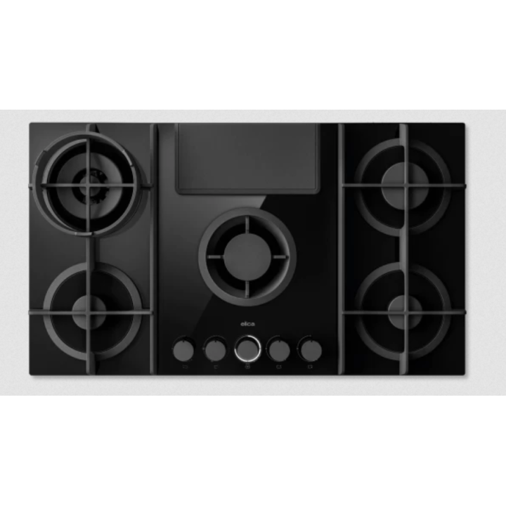 Table gaz en évacuation Nikolatesla Flame noir