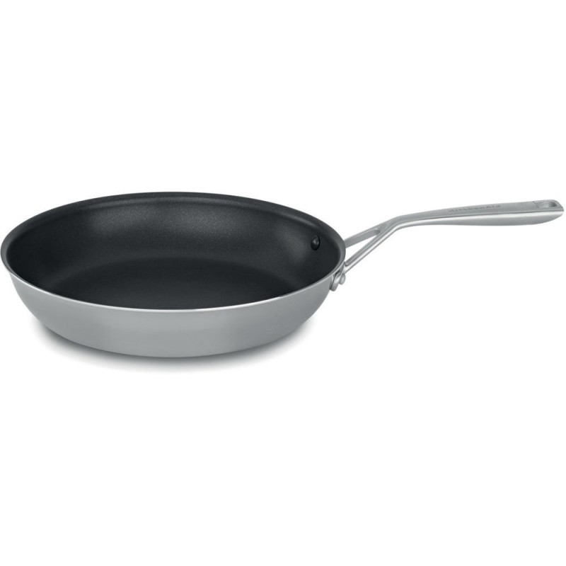 Poêle à frire anti adhésive, diam 30cm KitchenAid inox 3c