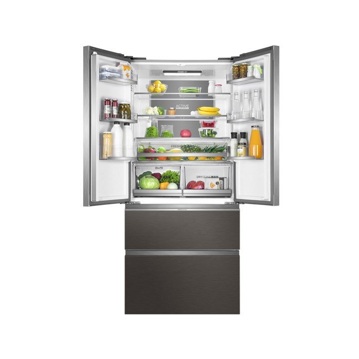 Promotion réfrigérateur Haier 80cm inox sans distributeur