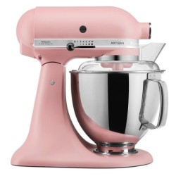 Robot "ARTISAN" 4,8.L KitchenAid ROSE POUDRE avec accessoires inox