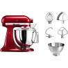 Promotion sur le robot artisan Kitchenaid Rouge